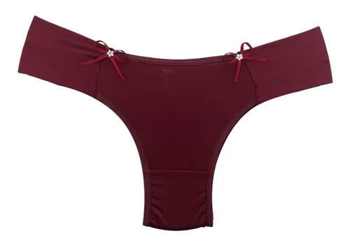 Kit com 5 Calcinhas Tanga Confortável para Lingerie Feminina